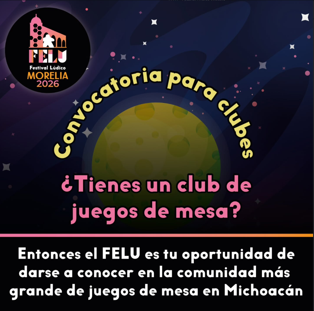 Convocatoria para clubs de juegos de mesa en FELU 2026