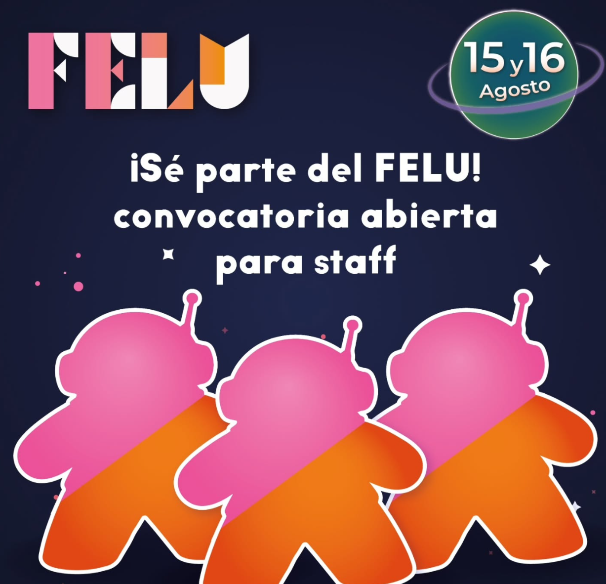 Convocatoria para integrar el STAFF del FELU 2026